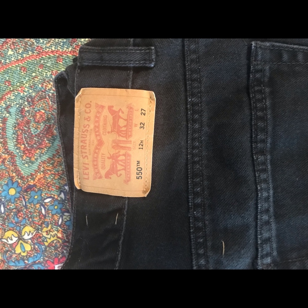 Boy’s Levi’s 550 12 Husky  (Black)